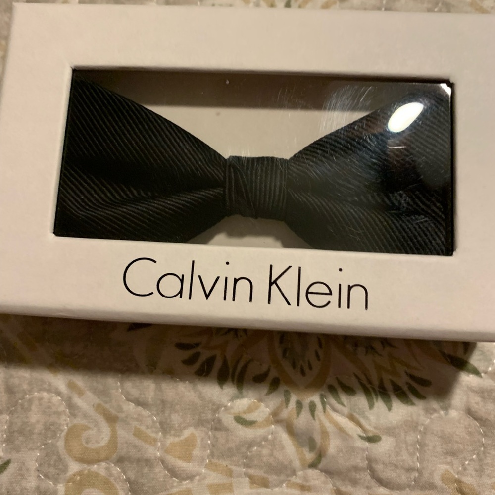 Calvin Klein Black Bow Tie